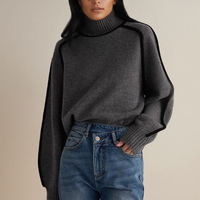 Sofía™ | Maglione Haute Couture con Collo Alto