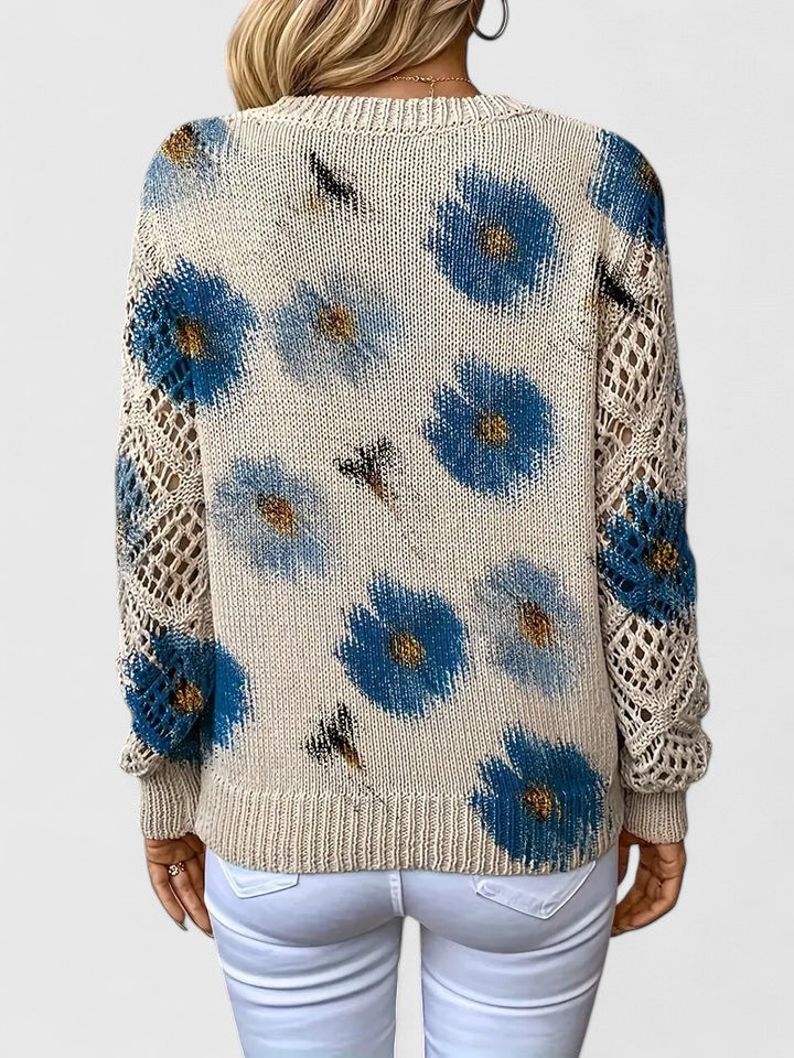 Antonia™ | Maglione elegante con stampa floreale