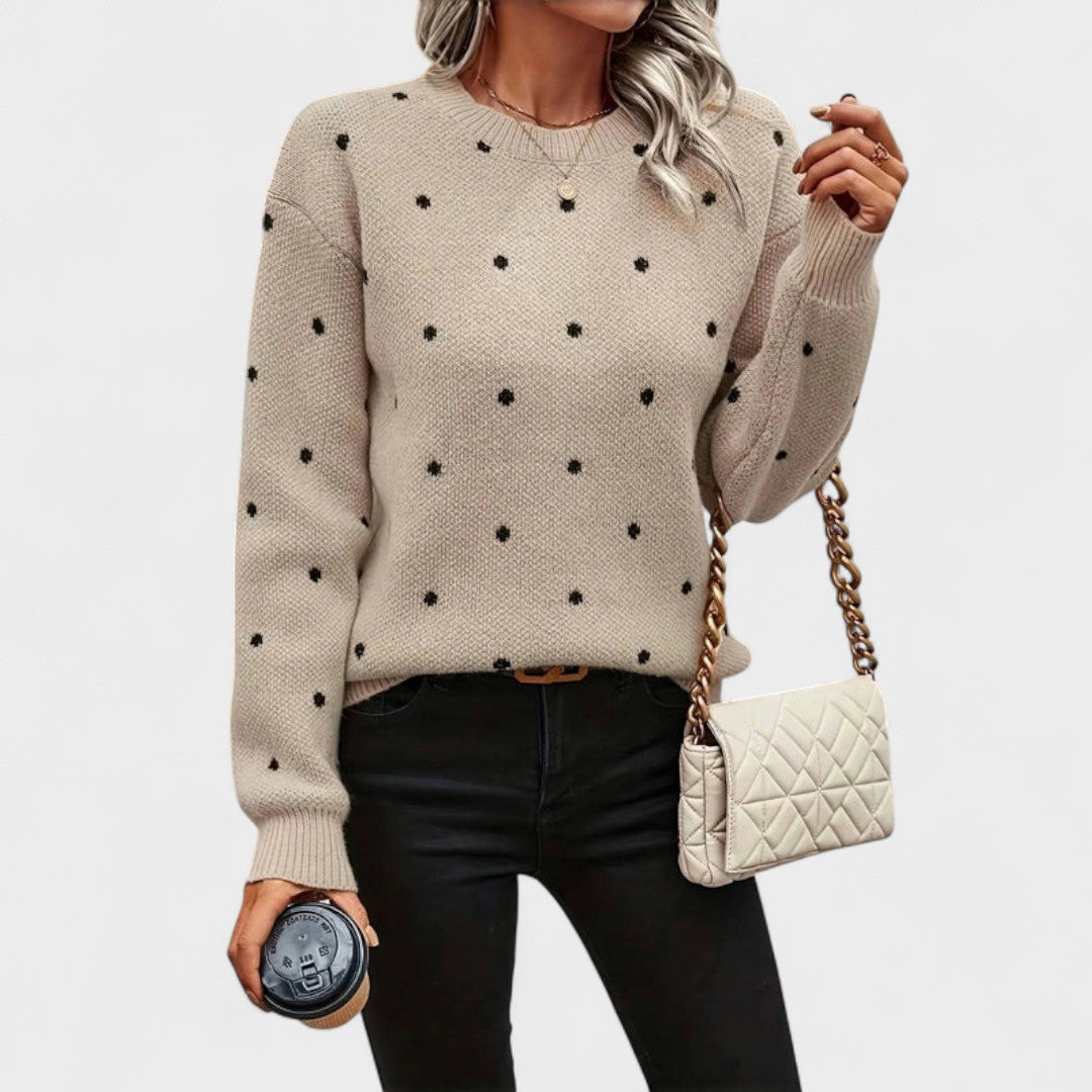 Carolina™ | Maglione a Maglia con Pois