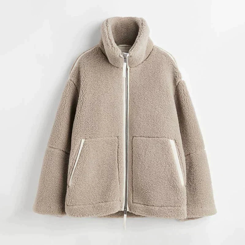 Beatriz™ | Cappotto in peluche dallo stile moderno