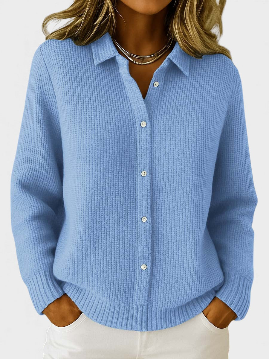 Lucía™ | Cardigan classico a maglia con bottoni