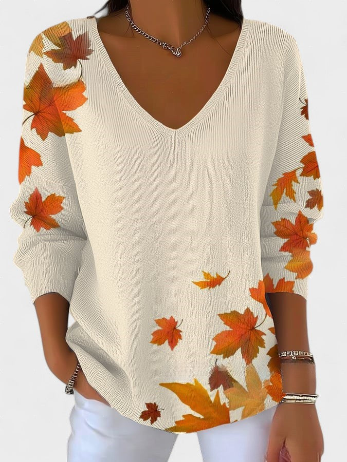 Maravillas™ | Maglione elegante con scollo a V