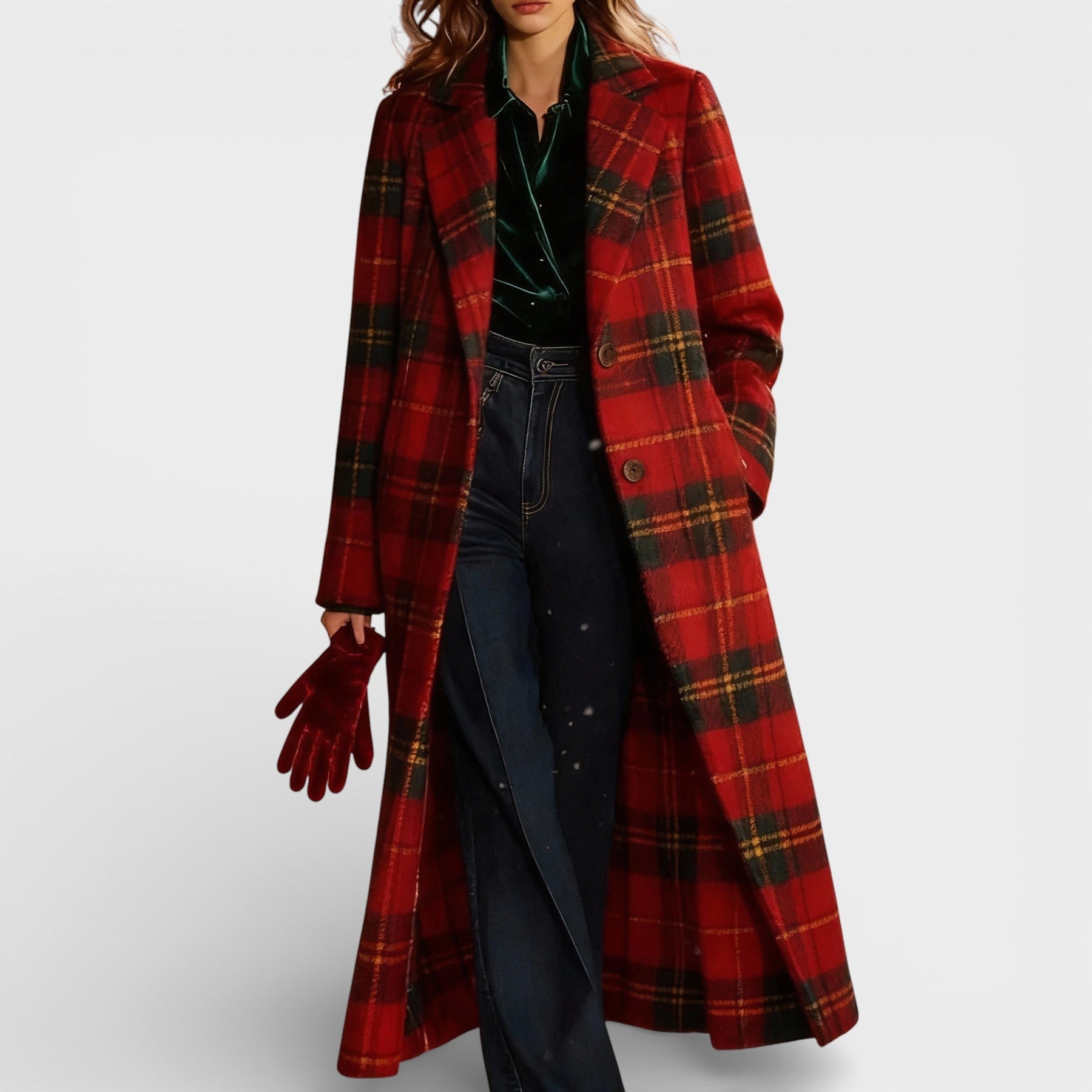 Benita™ | Cappotto classico a quadri