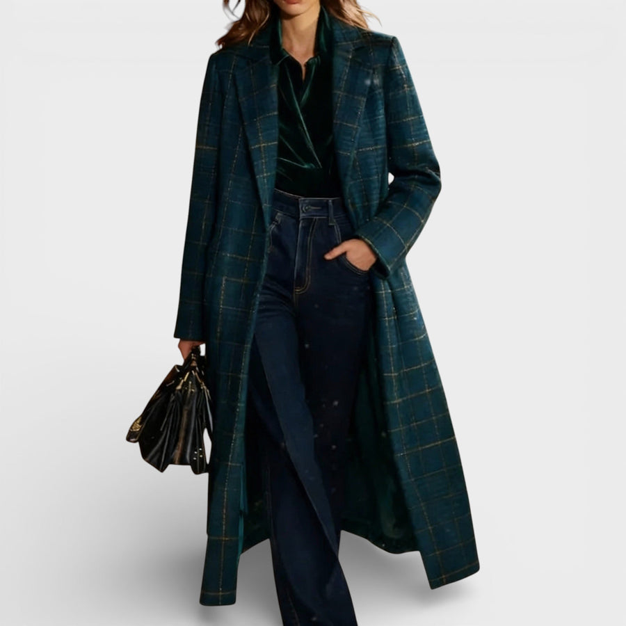 Benita™ | Cappotto classico a quadri
