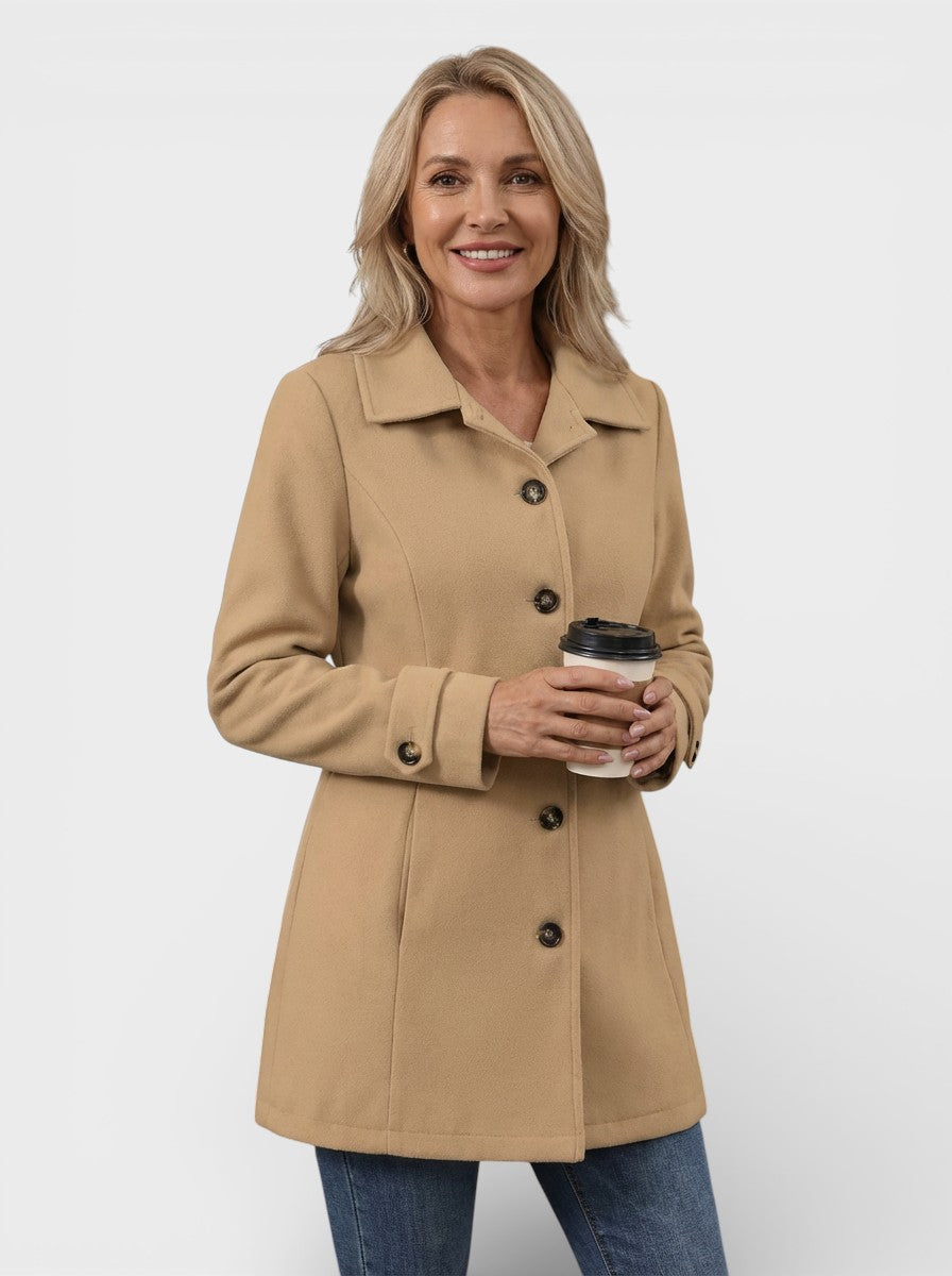 Isabel™ | Cappotto in lana comodo e senza tempo