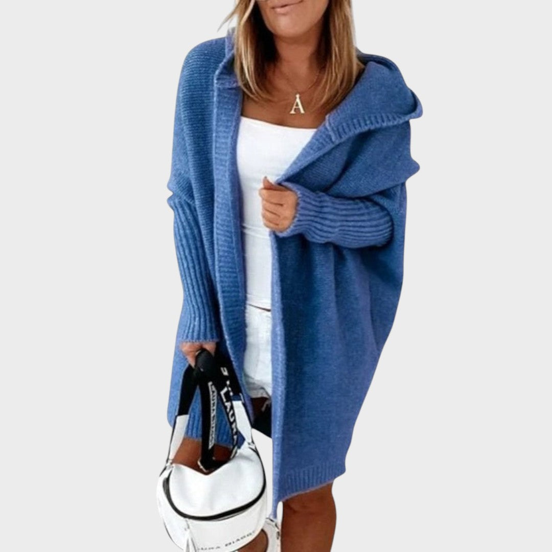Marcela™ | Cardigan in Maglia Oversized con Cappuccio