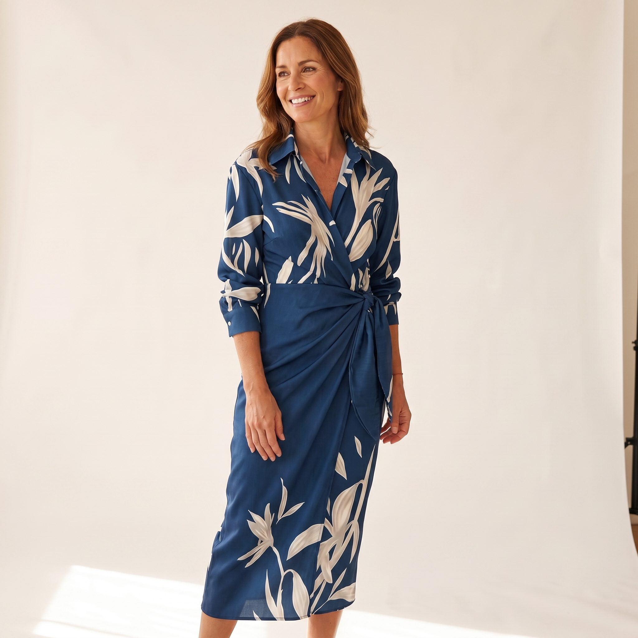 Cecilia | Abito Elegante a Righe