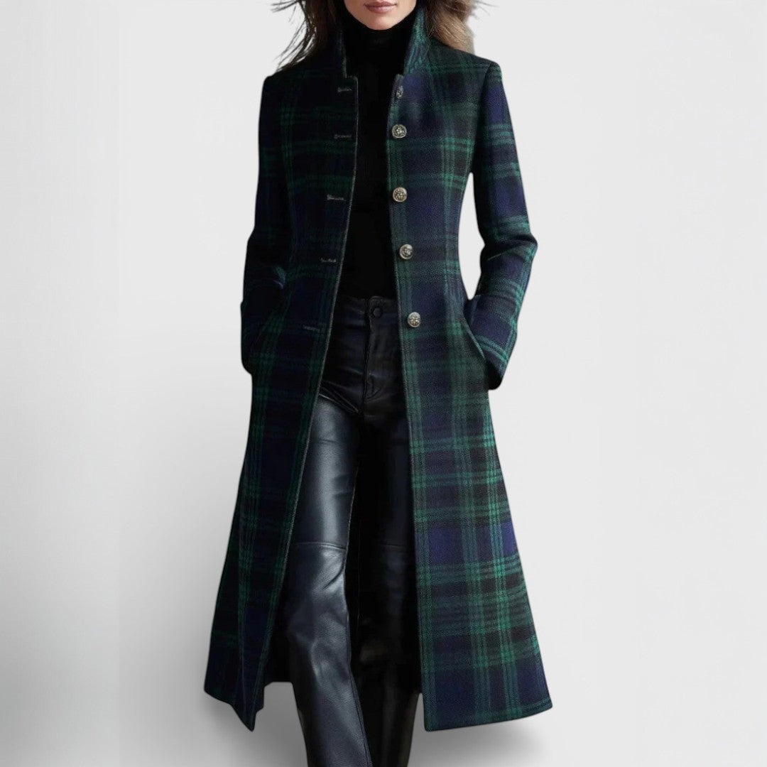 Miranda™ | Cappotto elegante a quadri senza tempo