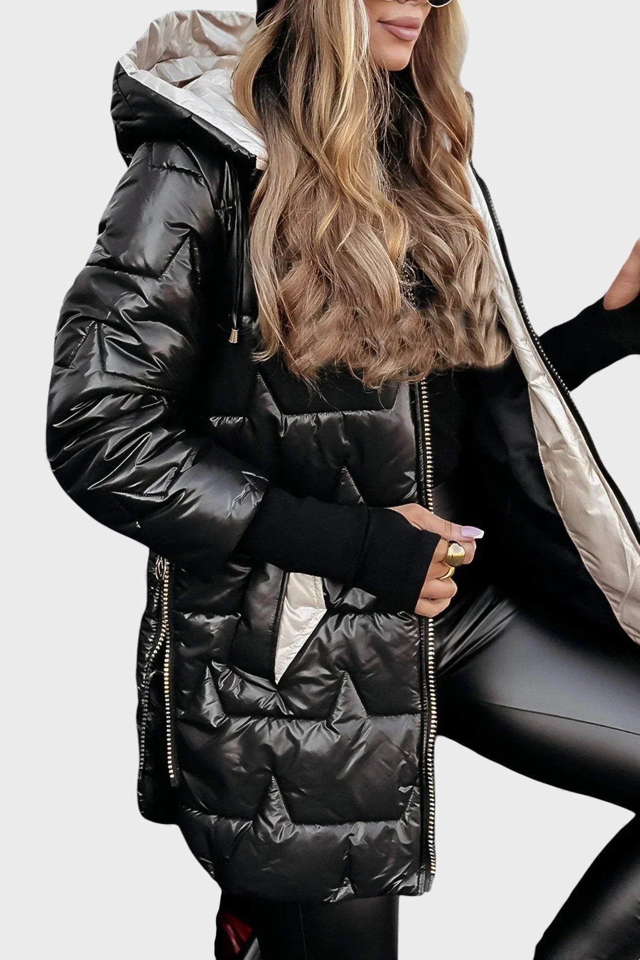 Carmen™ | Cappotto invernale elegante con cappuccio
