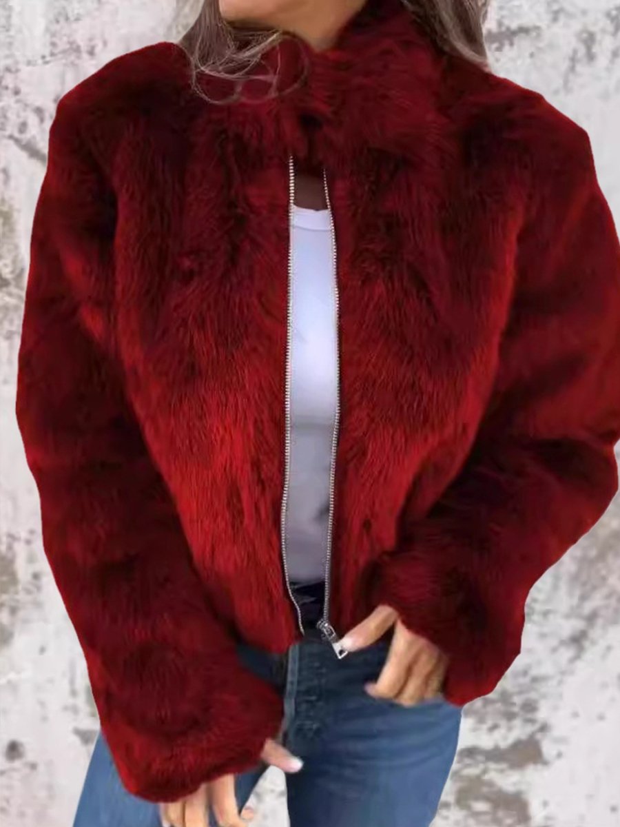 Cappotto con zip