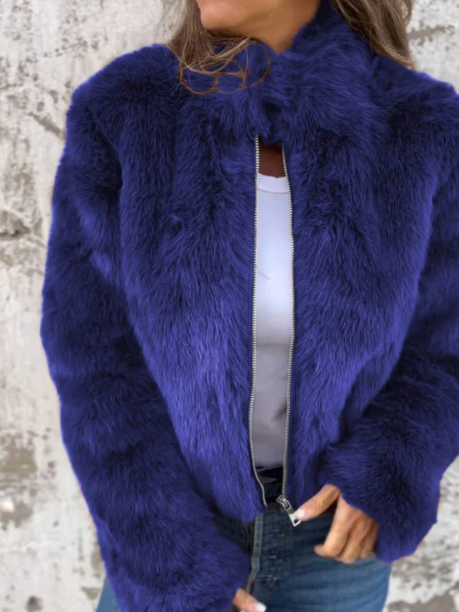 Cappotto con zip