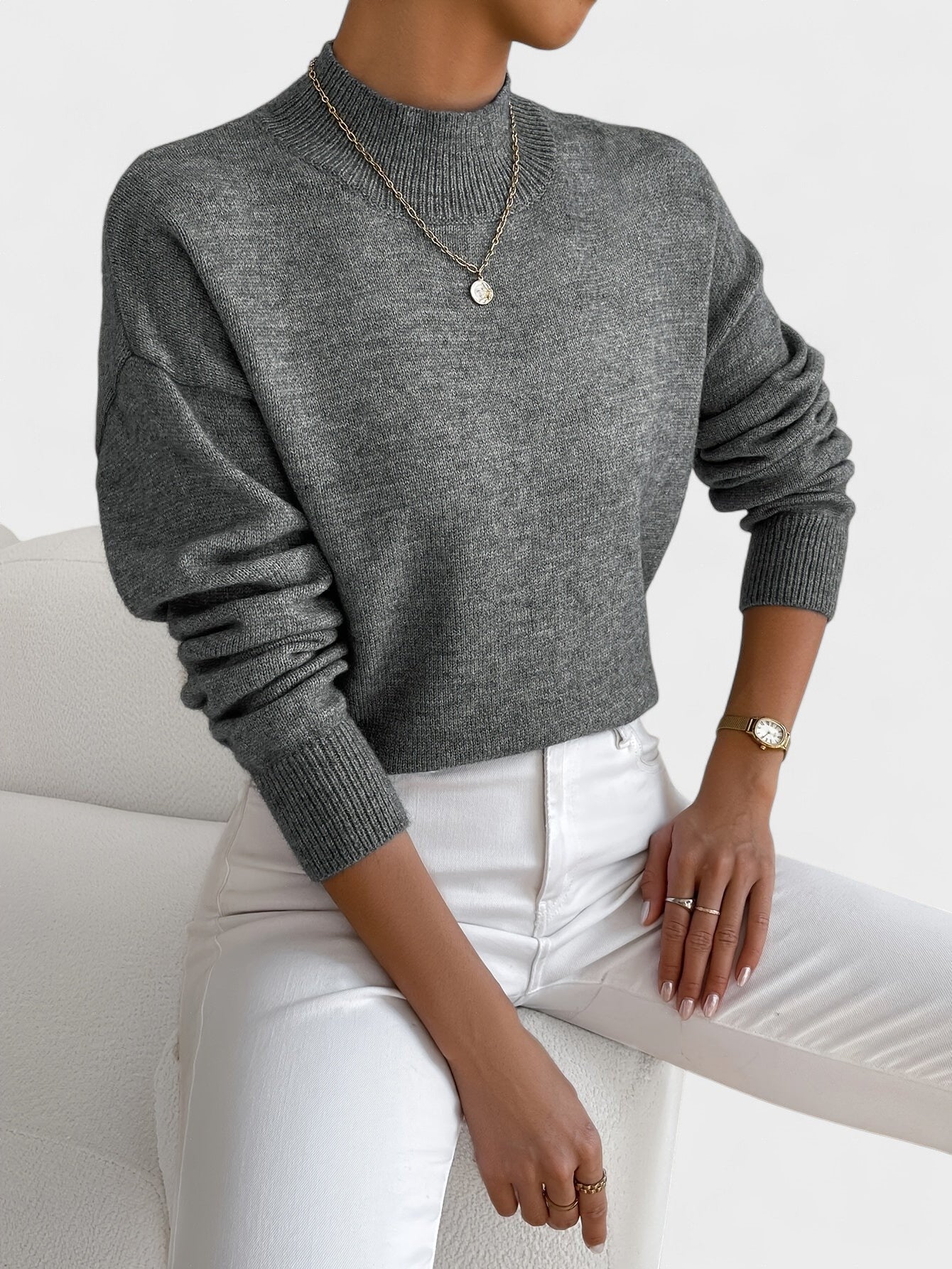 Petra™ | Maglione elegante con collo alto