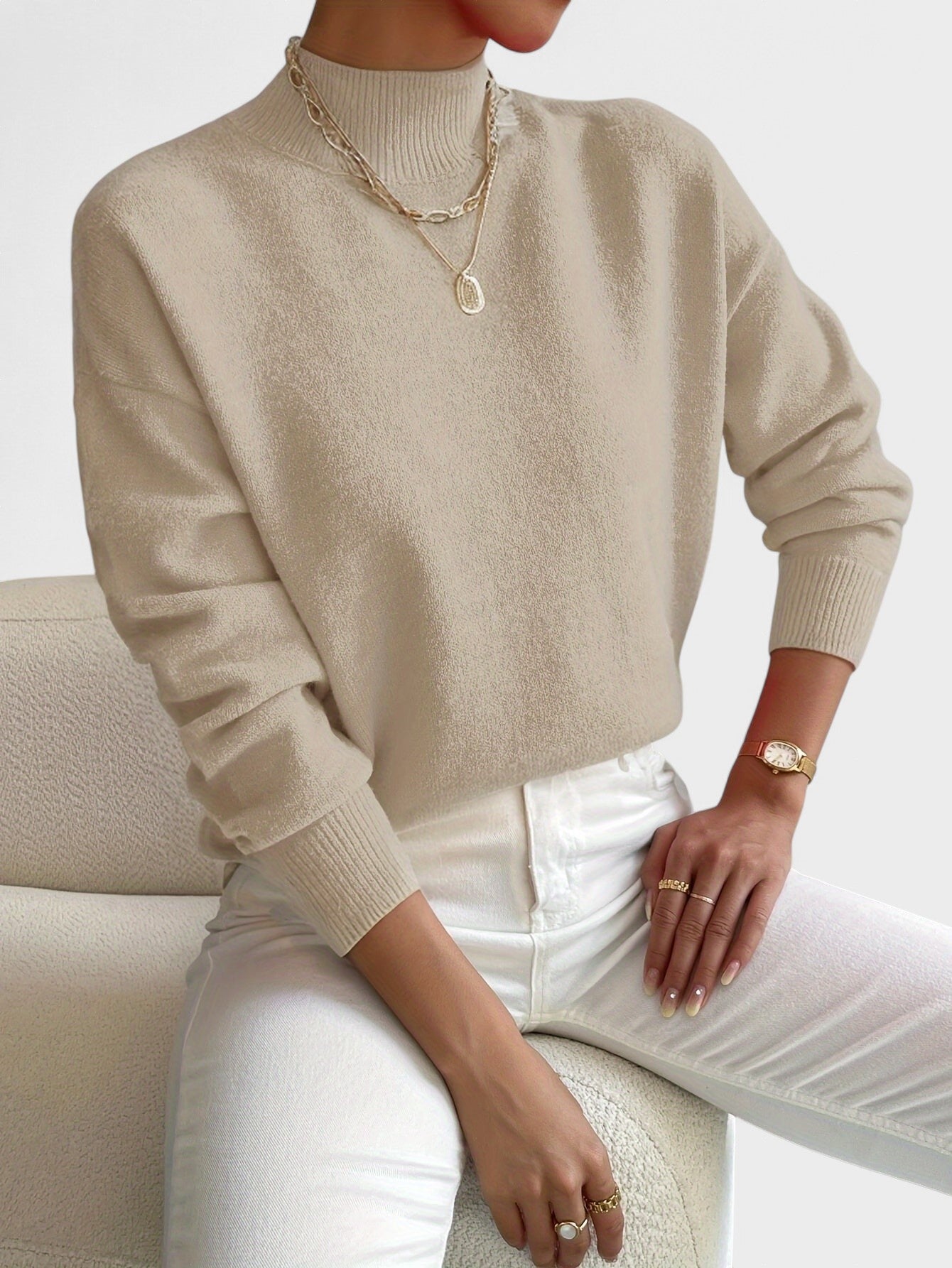 Petra™ | Maglione elegante con collo alto