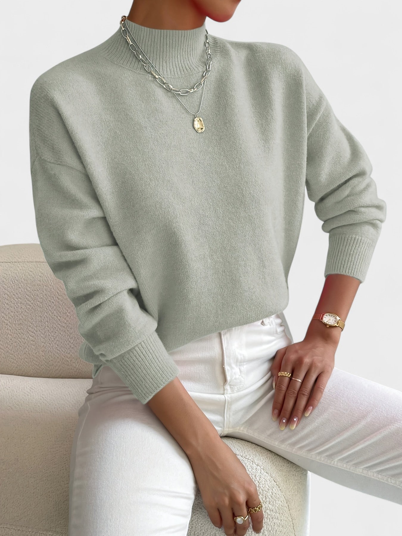 Petra™ | Maglione elegante con collo alto
