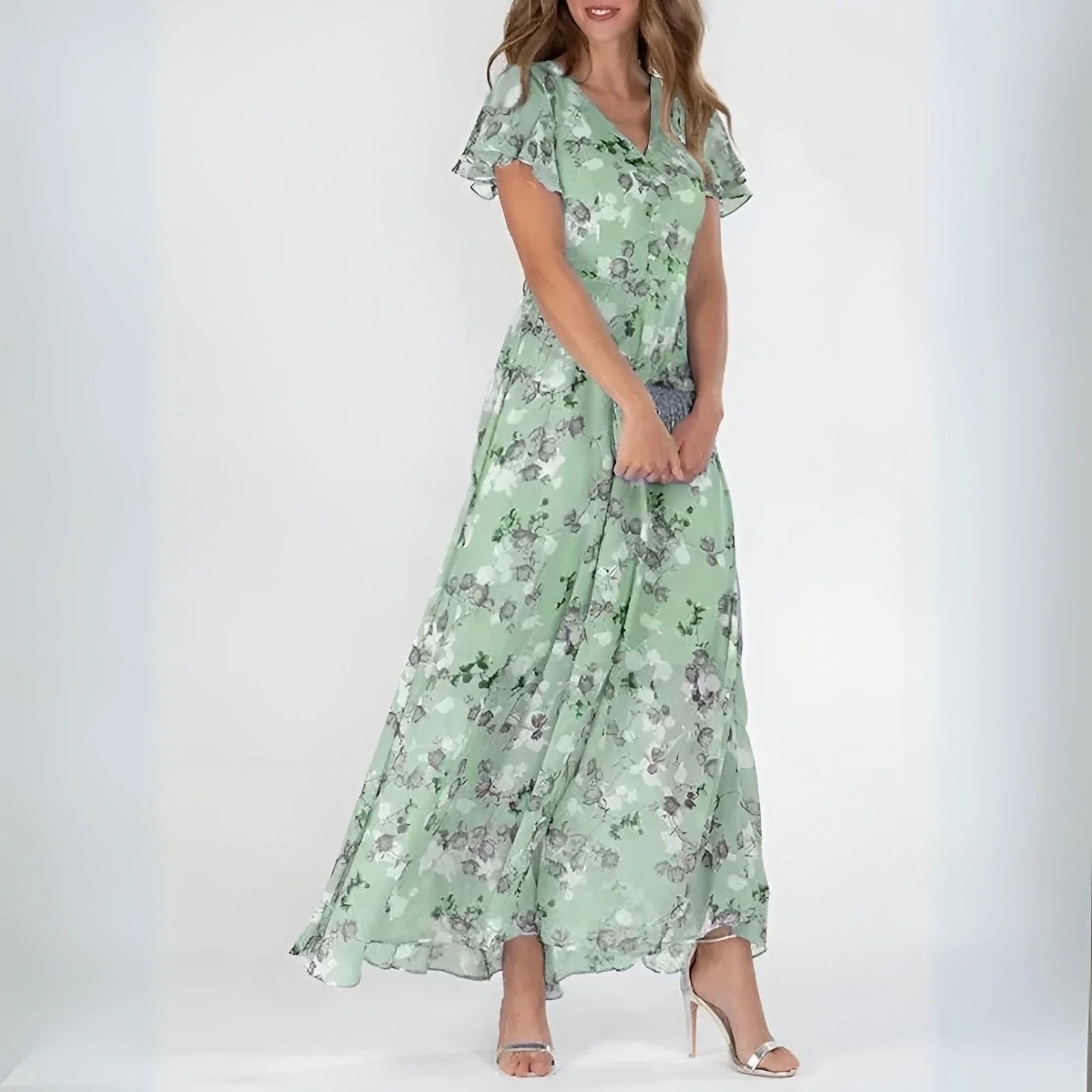 Ruby™ | Vestito Midi con Controllo della Pancia