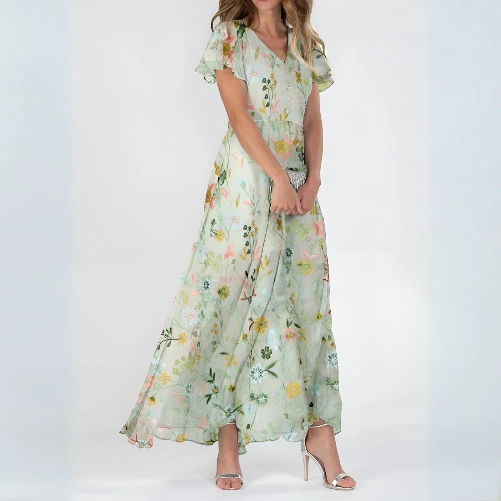 Ruby™ | Vestito Midi con Controllo della Pancia