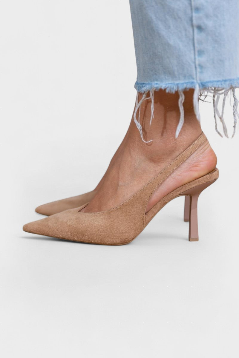 Alma™ | Eleganti scarpe slingback nude