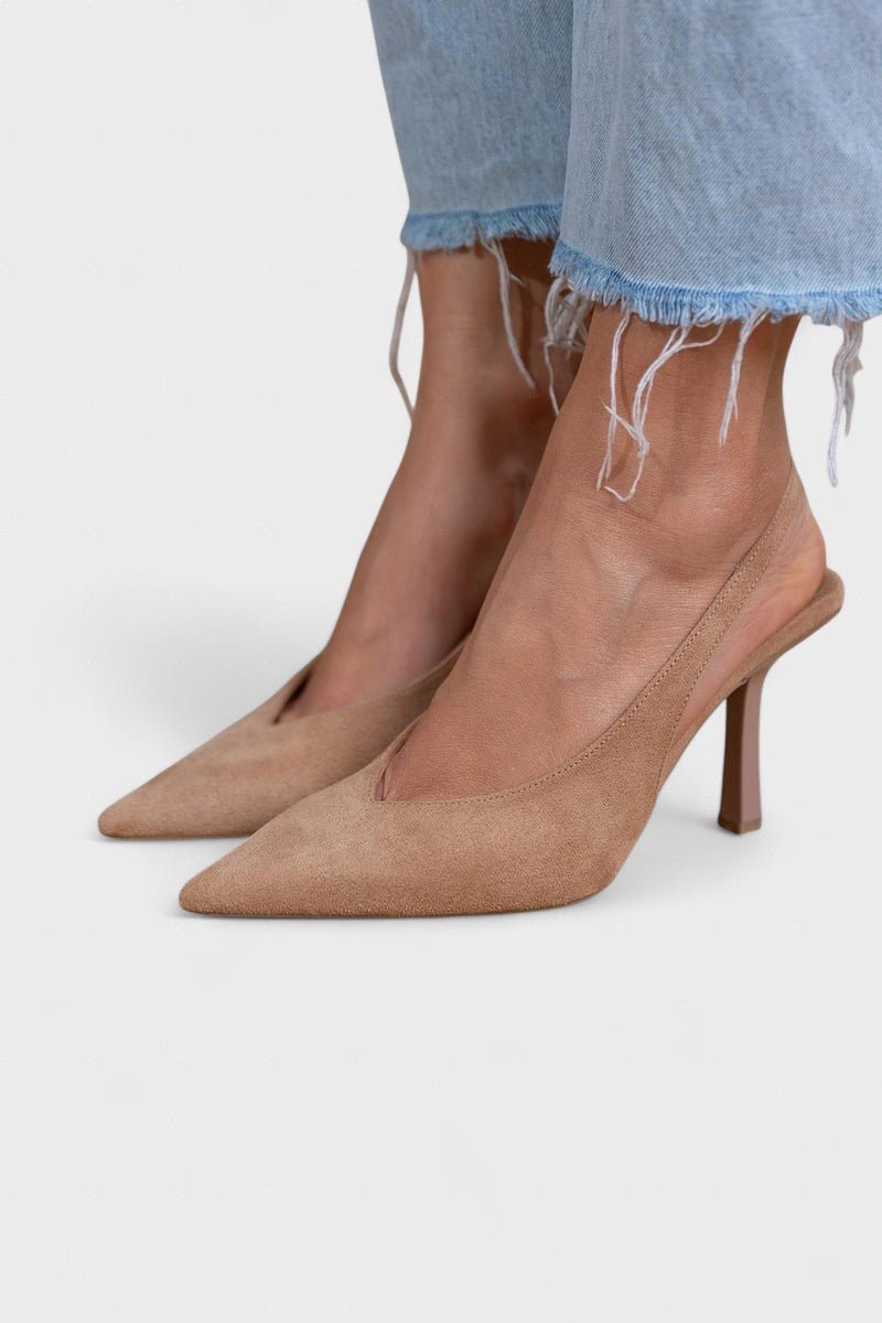 Alma™ | Eleganti scarpe slingback nude