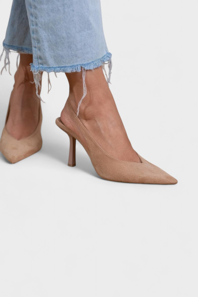 Alma™ | Eleganti scarpe slingback nude