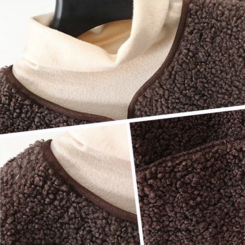 Carmen™ | Gilet corto e accogliente con bottoni