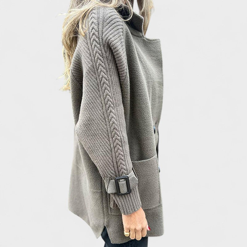 Noa™ | Cappotto a maglia di media lunghezza