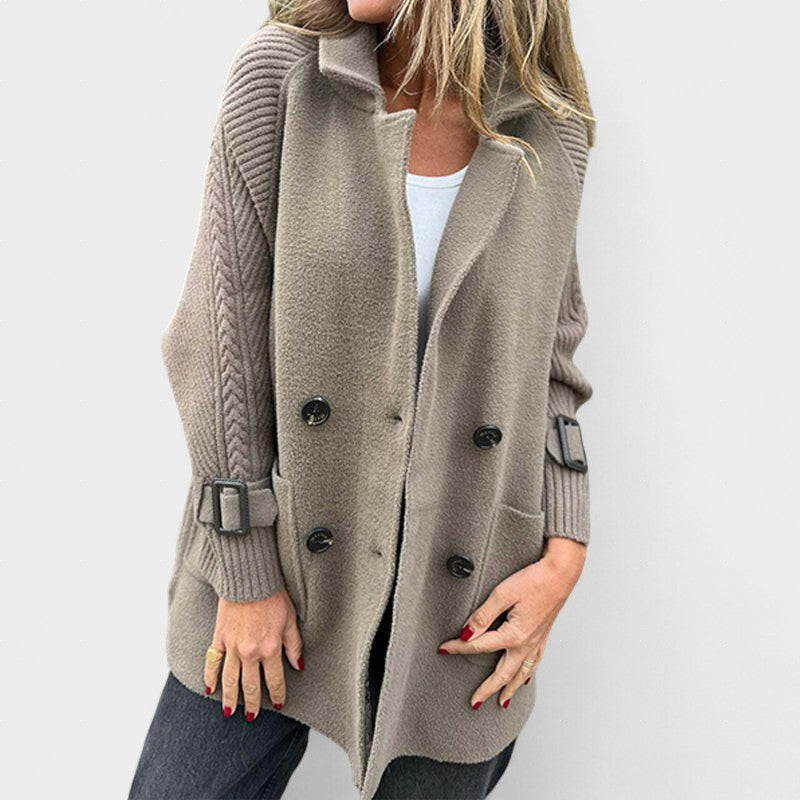 Noa™ | Cappotto a maglia di media lunghezza