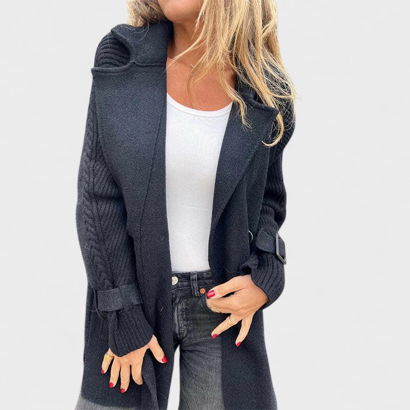 Noa™ | Cappotto a maglia di media lunghezza
