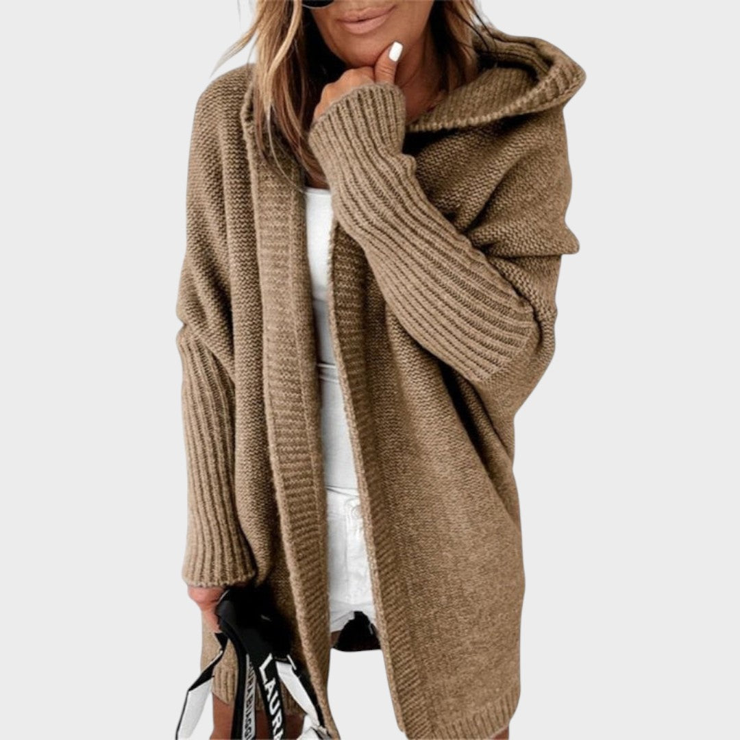 Marcela™ | Cardigan in Maglia Oversized con Cappuccio