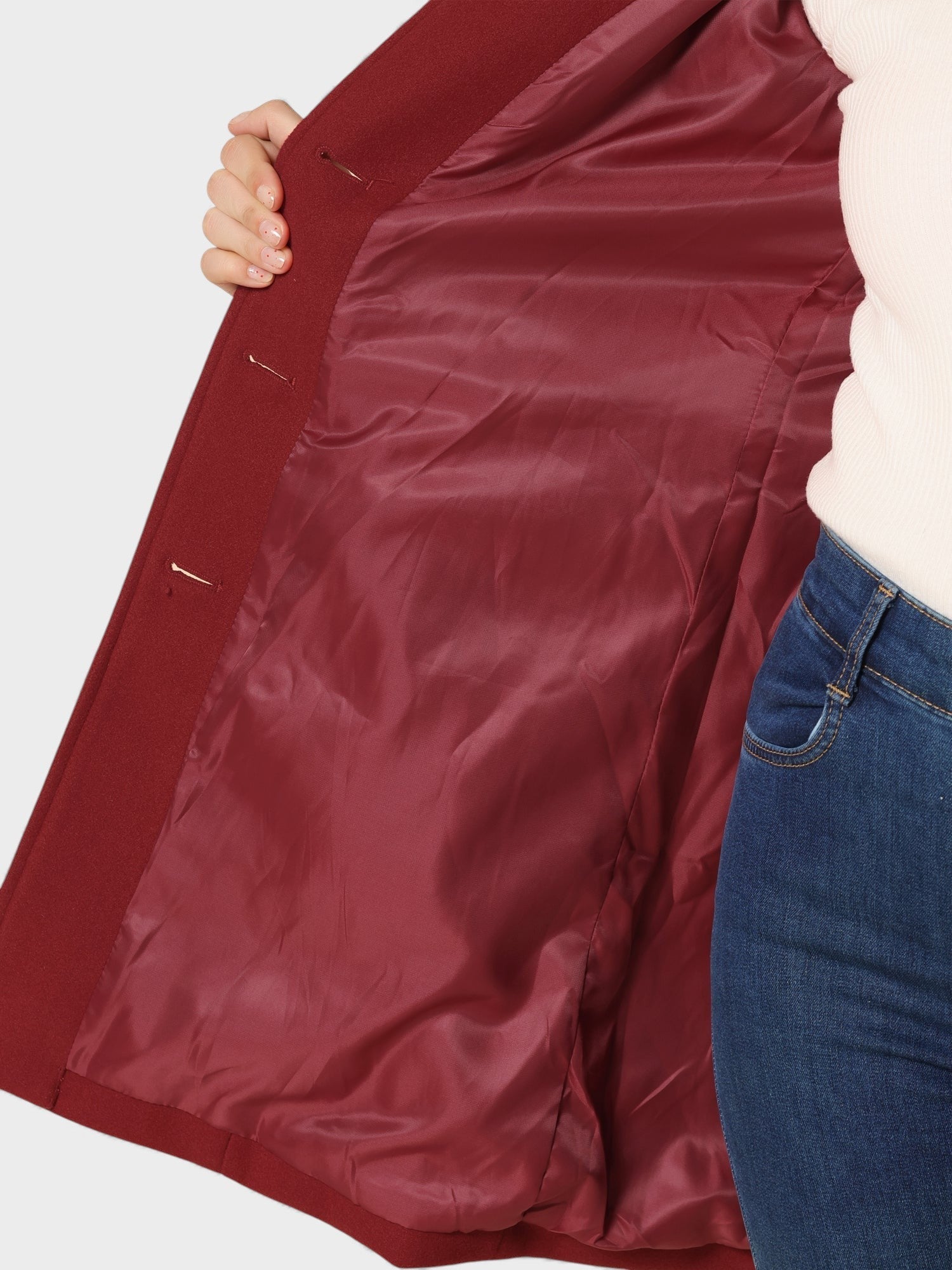 Raquel™ | Trench invernale con bottoni semplici