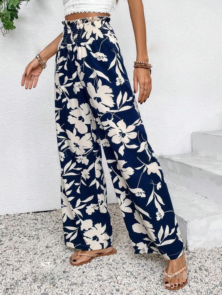 Floriana™ | Pantaloni Ampi con Stampa Floreale