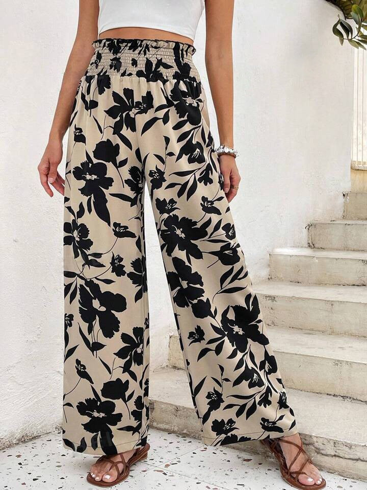 Floriana™ | Pantaloni Ampi con Stampa Floreale
