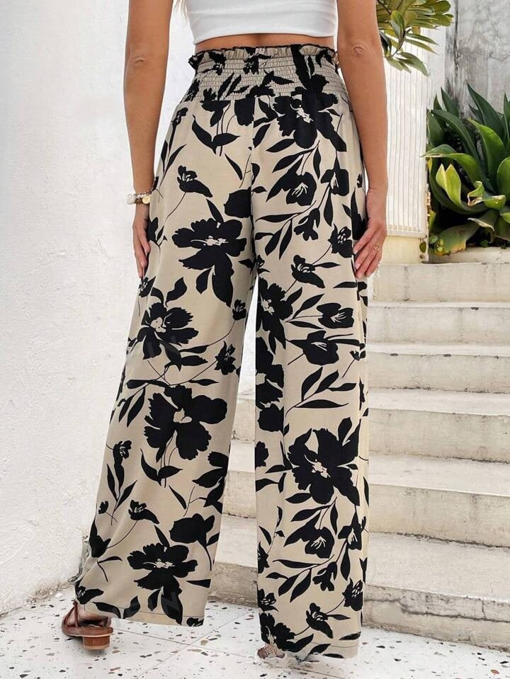 Floriana™ | Pantaloni Ampi con Stampa Floreale