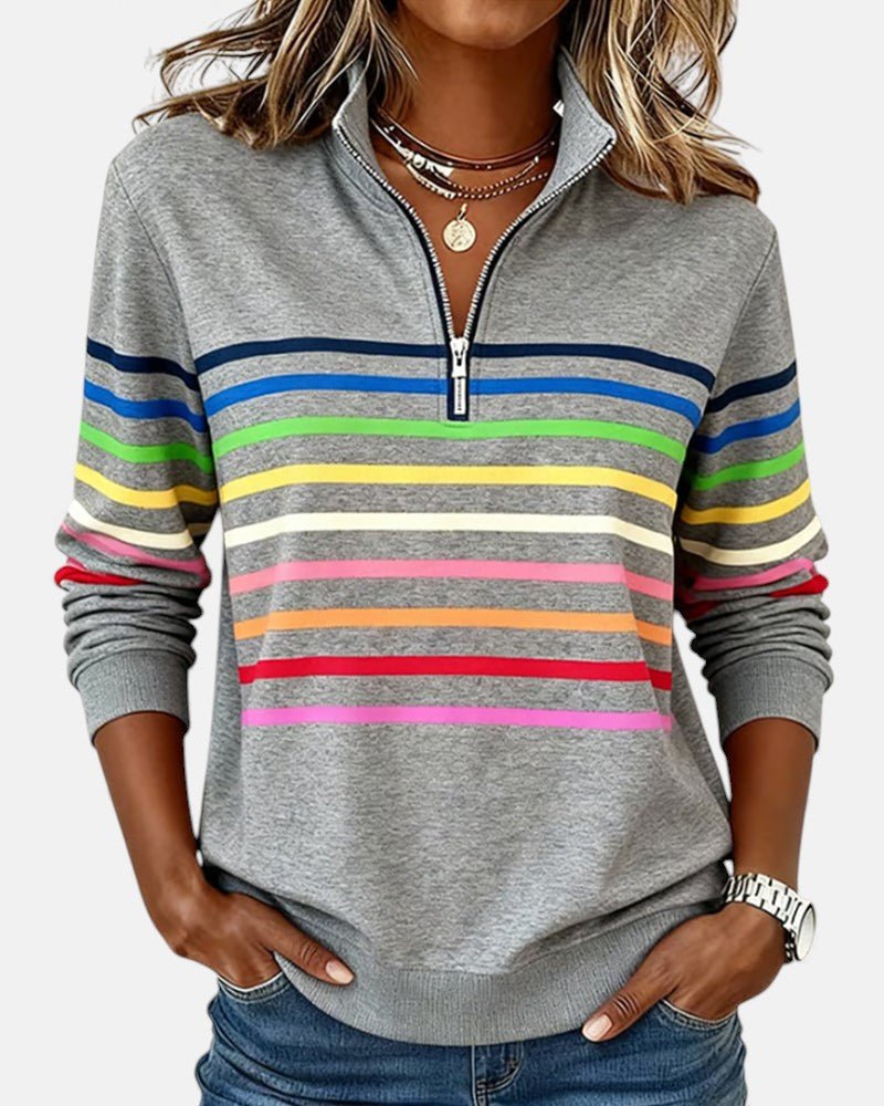 Madison | Felpa da donna con zip a 1/4