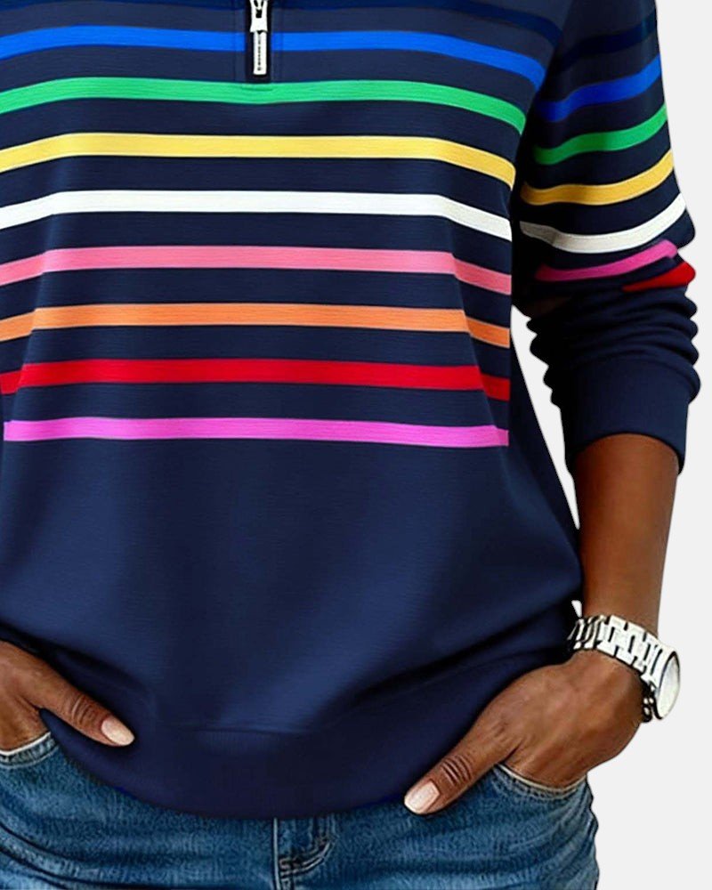Madison | Felpa da donna con zip a 1/4