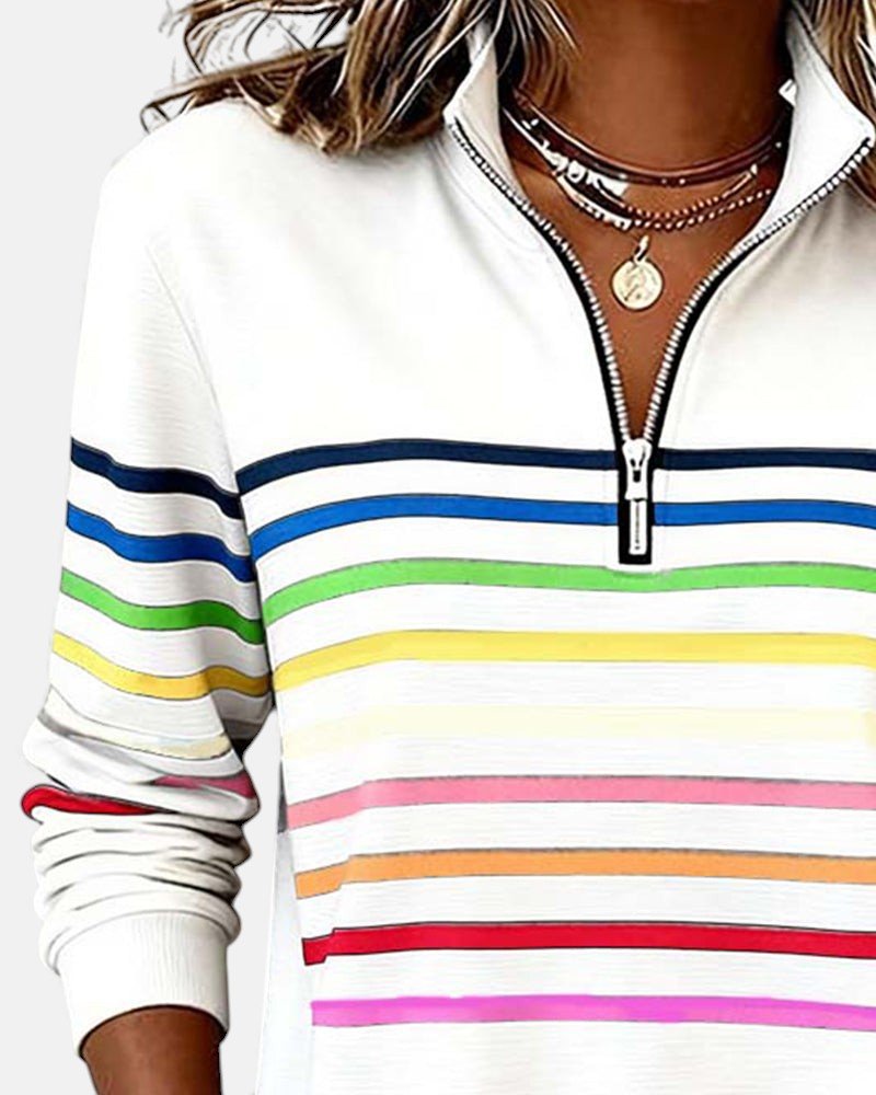 Madison | Felpa da donna con zip a 1/4