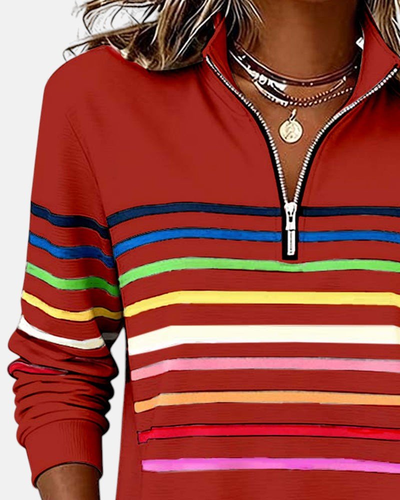 Madison | Felpa da donna con zip a 1/4