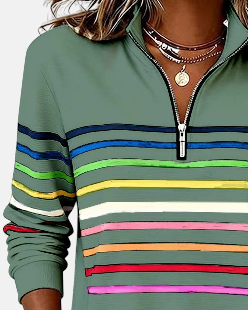 Madison | Felpa da donna con zip a 1/4