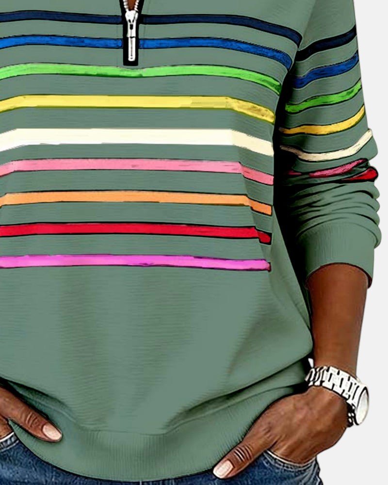 Madison | Felpa da donna con zip a 1/4