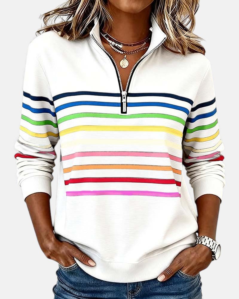 Madison | Felpa da donna con zip a 1/4