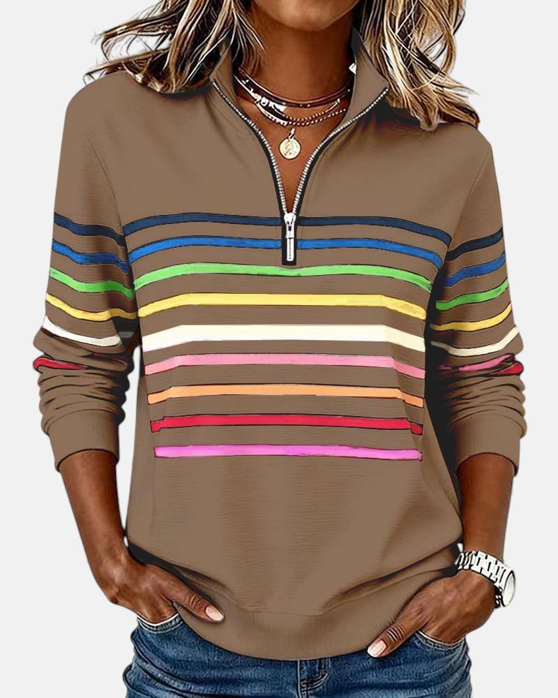 Madison | Felpa da donna con zip a 1/4