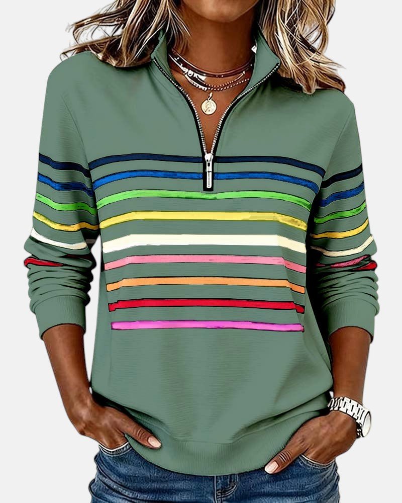 Madison | Felpa da donna con zip a 1/4