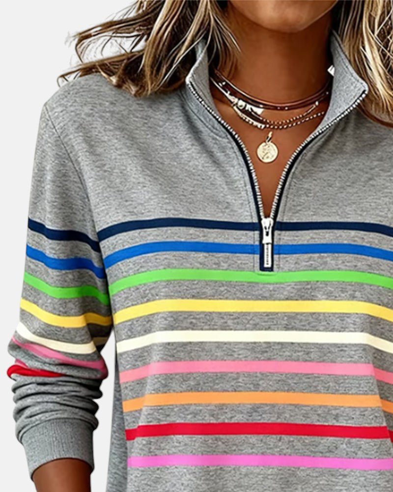 Madison | Felpa da donna con zip a 1/4
