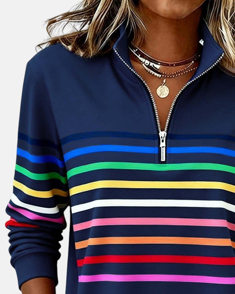 Madison | Felpa da donna con zip a 1/4